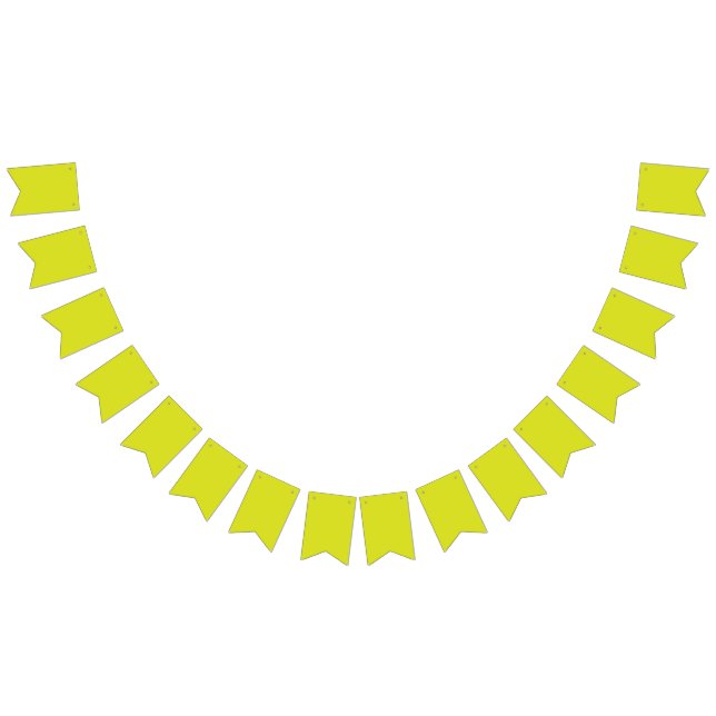 Yellow and orange geometric shapes are arranged ag bunting  (All)