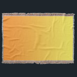 Yellow And Orange Ombre Throw Blanket<br><div class="desc">Yellow And Orange Ombre Throw Blanket</div>
