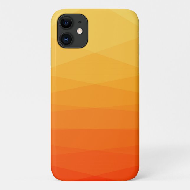 Yellow And Orange Polygonal Case-Mate iPhone Case (Back)