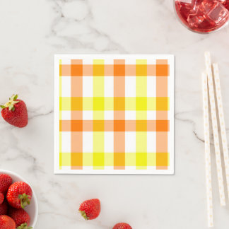Yellow and Orange Stripes Napkin
