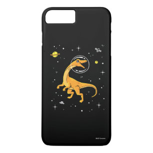 Yellow And Orange Velociraptor Dinos In Space Case-Mate iPhone Case