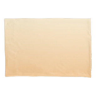 Yellow and Peach Colour Gradient Pillowcase