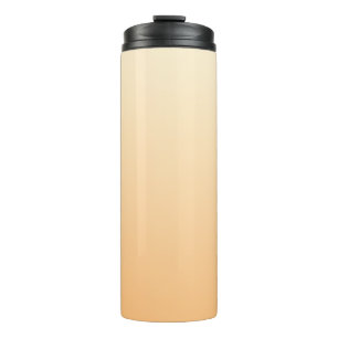 Yellow and Peach Colour Gradient Thermal Tumbler