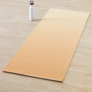 Yellow and Peach Colour Gradient Yoga Mat