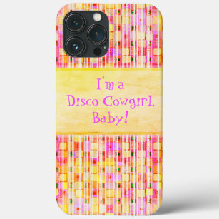Yellow and Pink Disco Cowgirl Fringe Case-Mate iPhone Case