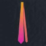 Yellow and pink gradient ombre tie<br><div class="desc">Yellow and pink gradient ombre</div>