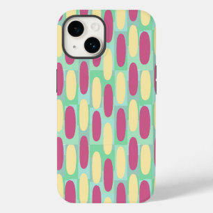 Yellow and Pink Ovals Case-Mate iPhone 14 Case