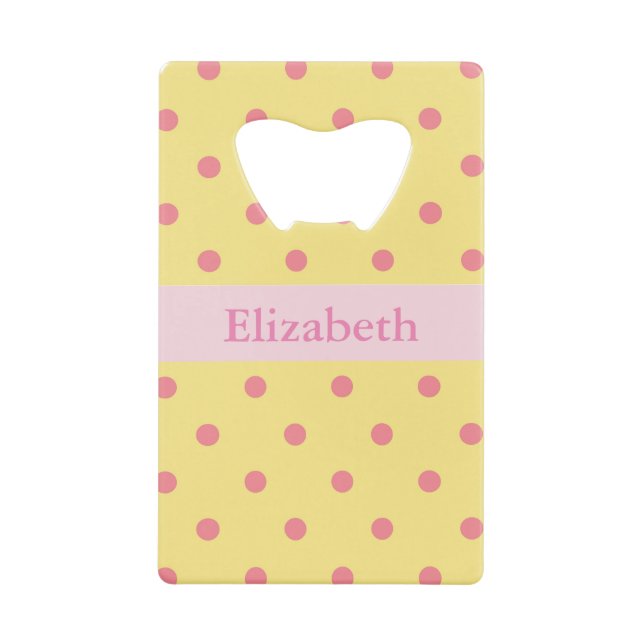 Yellow and Pink Polka Dots (Front)