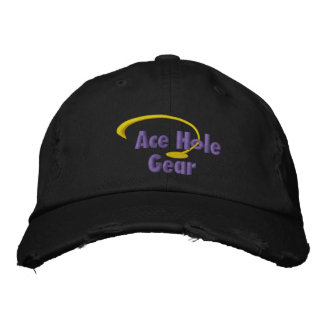 Yellow and Purple Logo Hat