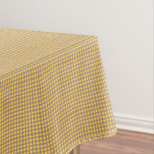 Yellow and Purple Tablecloth