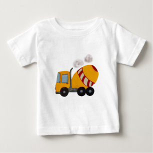 Yellow and red concrete mixer baby T-Shirt