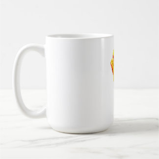 Yellow and red tulip coffee mug