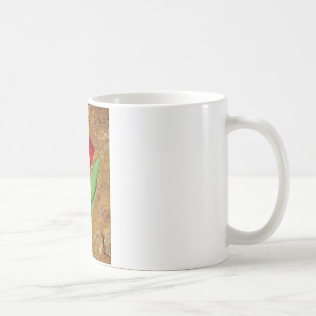 Yellow and Red Tulip Coffee Mug (Right)
