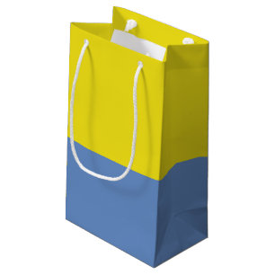 Yellow and Sky Blue Gift Bag