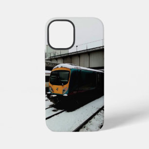 Yellow and Turquoise train iPhone 12 Mini Case