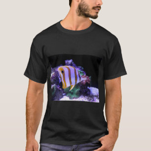 Yellow and White Butterfly Fish T-Shirt