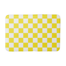 Yellow and White Chequerboard Pattern