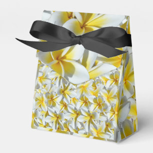 Yellow And White Frangipani Flowers, Favour Box