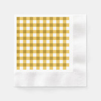 Yellow And White Gingham Check Pattern