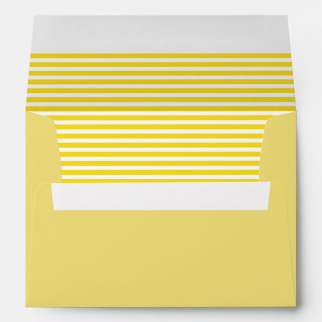 Yellow and White Striped Envelopes (Back (Bottom))