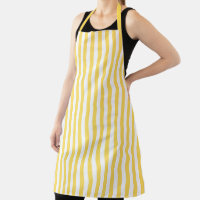 Yellow and White Stripes Pattern