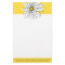 Yellow and White Whimsical Daisy with Custom Text