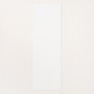 Yellow and white yoga mat