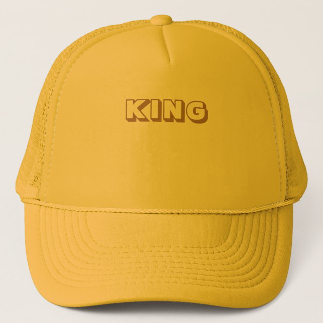 Yellow and Yellow Colour Trucker Hats Caps (Front)