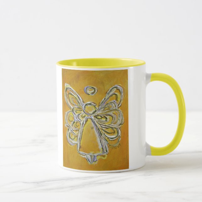 Yellow Angel Mug (Right)
