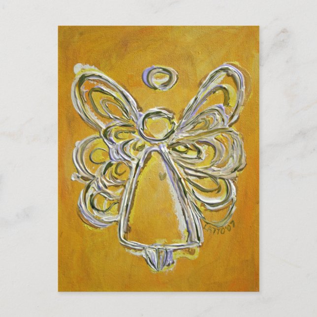 Yellow Angel Postcard (Front)