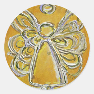 Yellow Angel Sticker