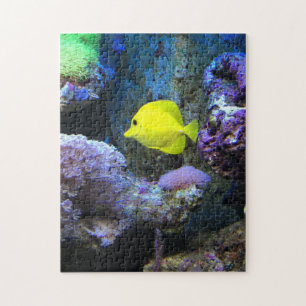 Yellow Angelfish Jigsaw Puzzle