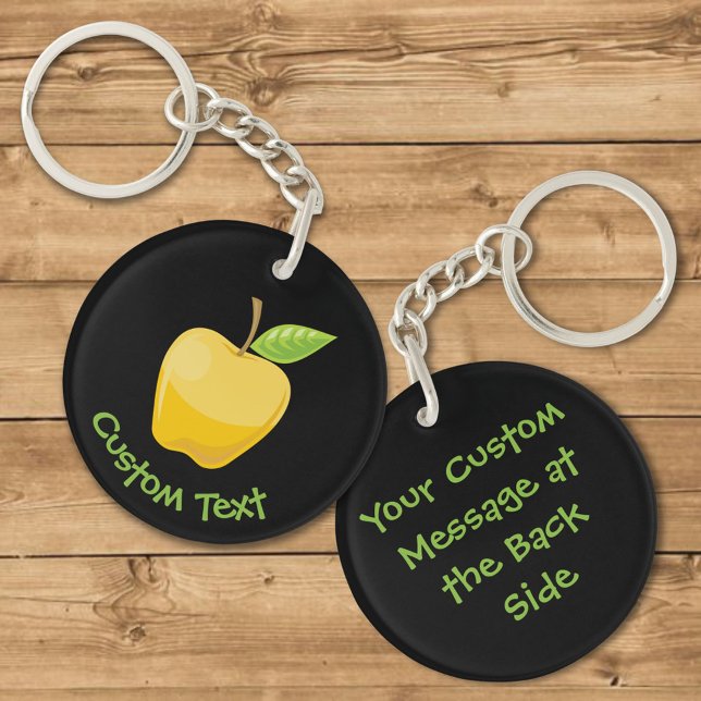 Yellow Apple Keychain (Creator Uploaded)