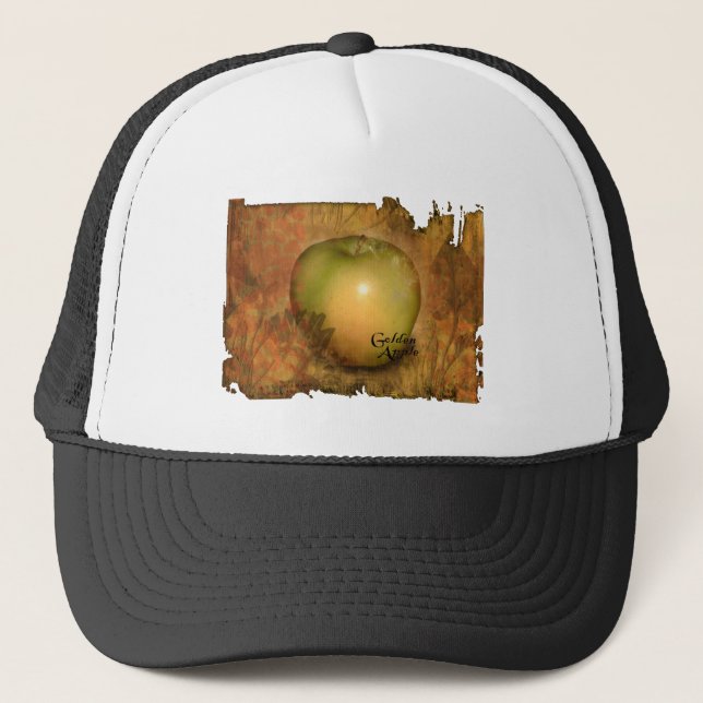 Yellow Apple Trucker Hat (Front)
