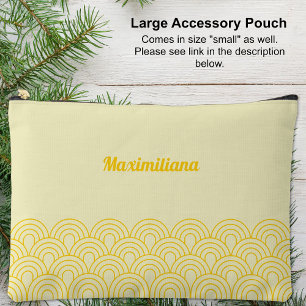 Yellow Arches Glam Large Accessory Pouch
