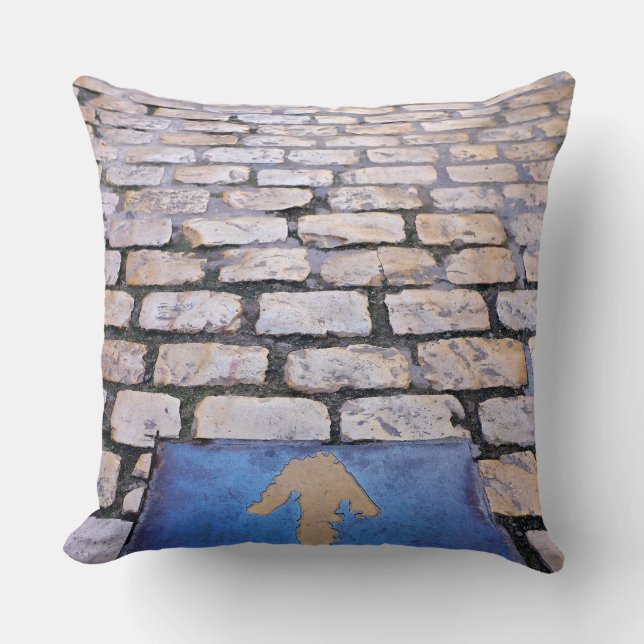 Yellow arrow cushion (Front)