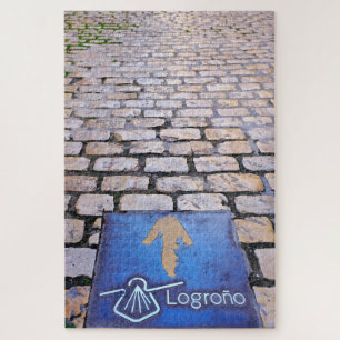 Yellow arrow jigsaw puzzle