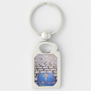 Yellow arrow key ring