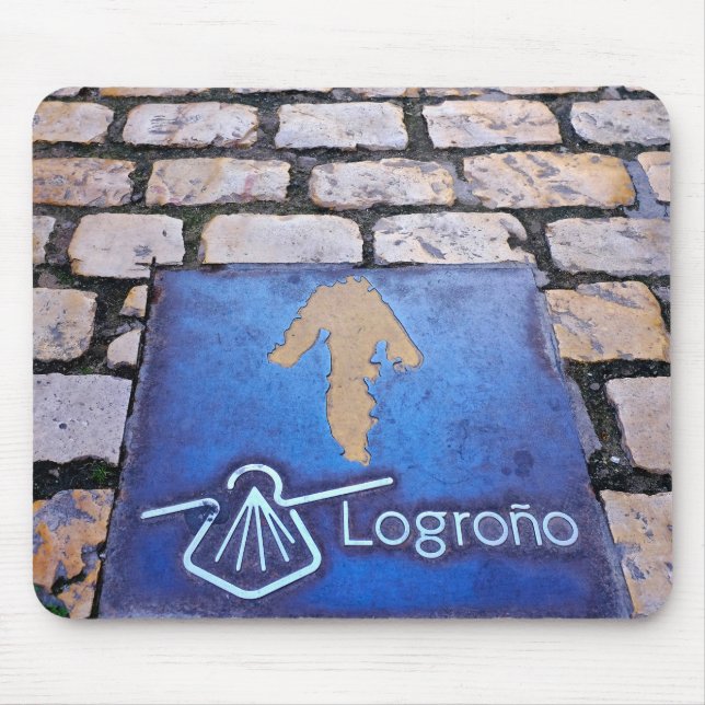 Yellow arrow mouse mat (Front)
