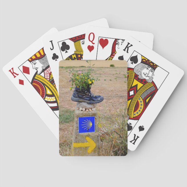 Yellow arrow playing cards (Back)