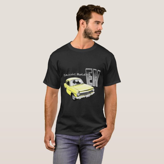Yellow Aussie EH Holden, 1963, 1964,1965 T-Shirt (Front Full)