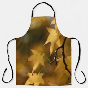 Yellow Autumn Leaves Apron