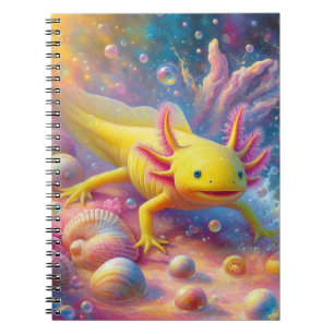 Yellow Axolotl Notebook