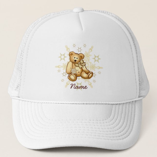Yellow Baby Bear  Trucker Hat (Front)