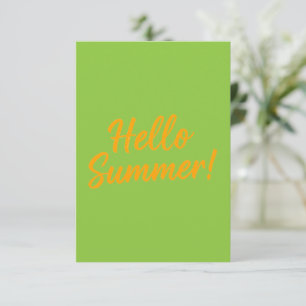 Yellow Background for Modern Design   Minimalist Enclosure Card