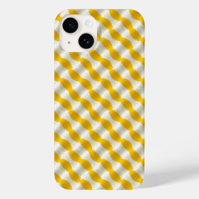Yellow ball pattern Case-Mate iPhone case (Back)