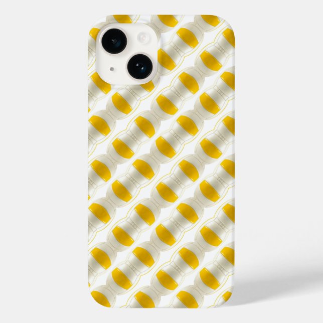Yellow ball pattern Case-Mate iPhone case (Back)