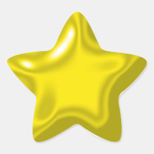Yellow Balloon Style Sticker