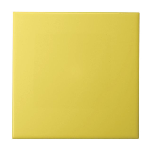 Yellow Banana block colour Tile (Front)