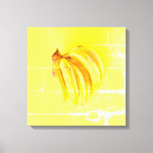  "Yellow Banana" Cute Photo. Buy Now Canvas Print
